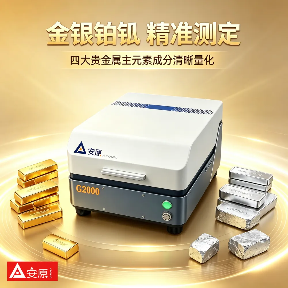 ATOMIC安原G2000X荧光贵金属无损检测仪测金银铂钯镀金识别