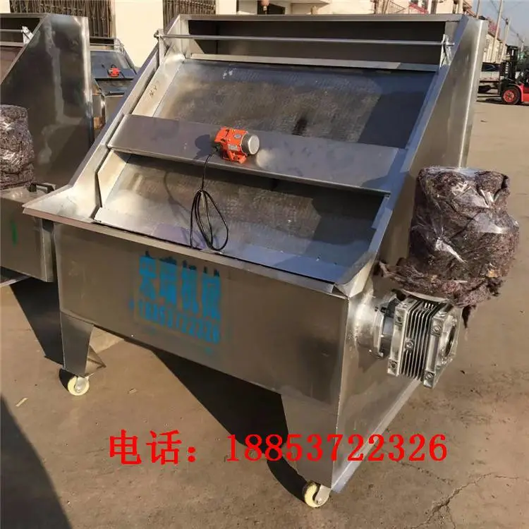 淄博粪便干湿分离机热镀锌材质猪粪处理设备粪便干湿分离机