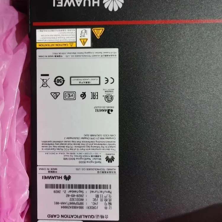 华为路由器板卡CR5D00E8GE71 8电口业务板适用于NE8000 X16 X4