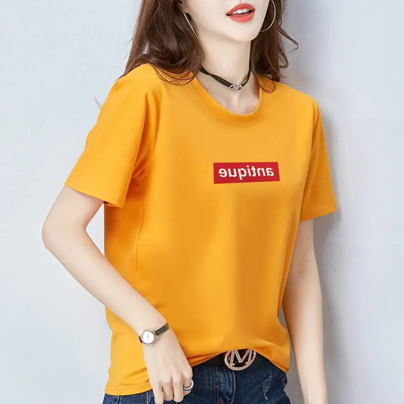 地摊服装批发网外贸库存T恤批发女士短袖适合乡镇赶集5元外贸服装批发