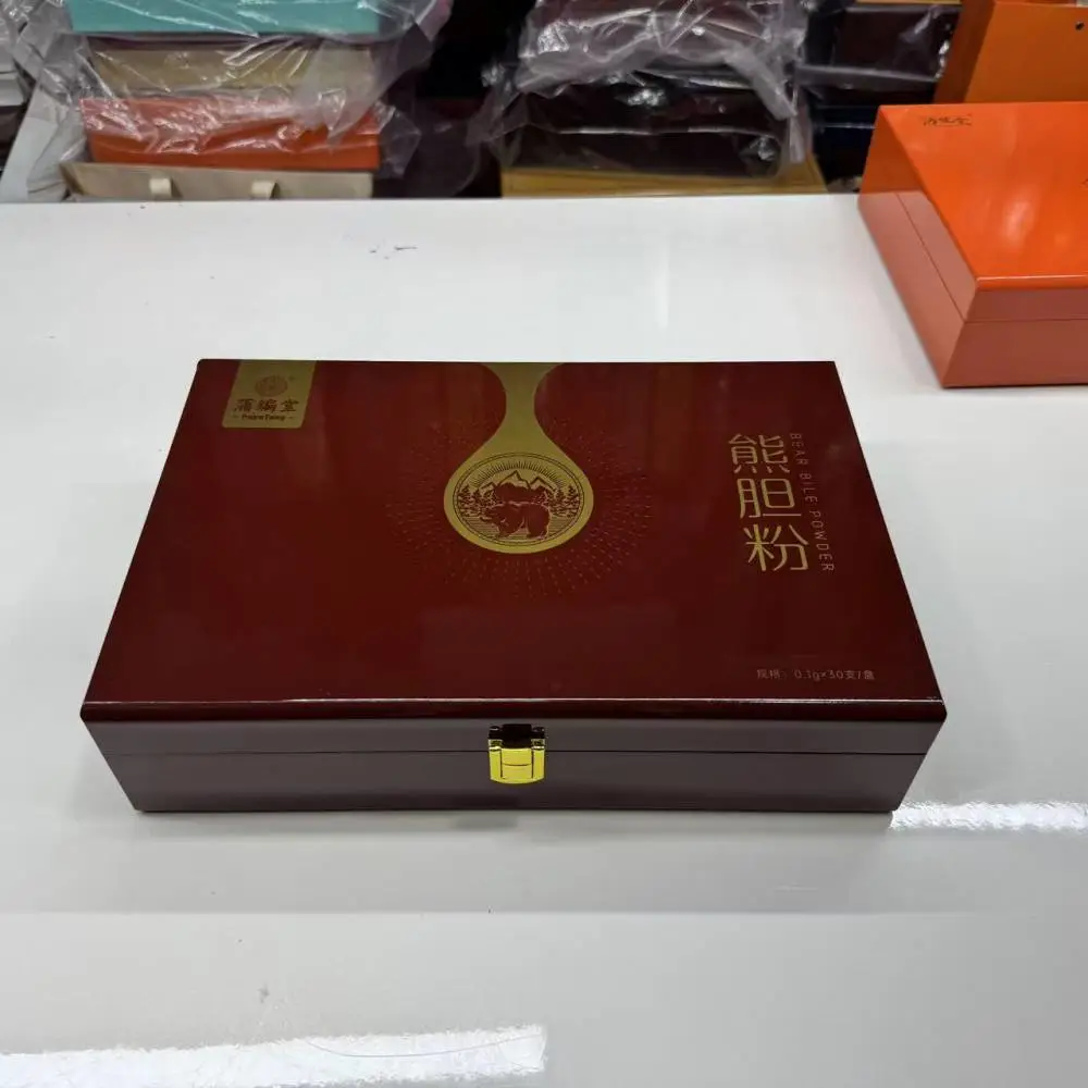 xo白酒包装盒 陕西官茶木盒 片仔癀木盒包装 白酒木盒定做