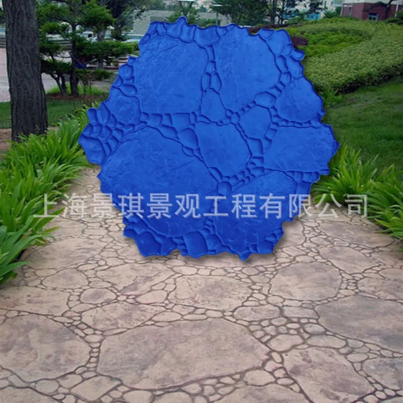 泰州姜堰恐龙主题乐园艺术压模混凝土施工 材料+技术指导