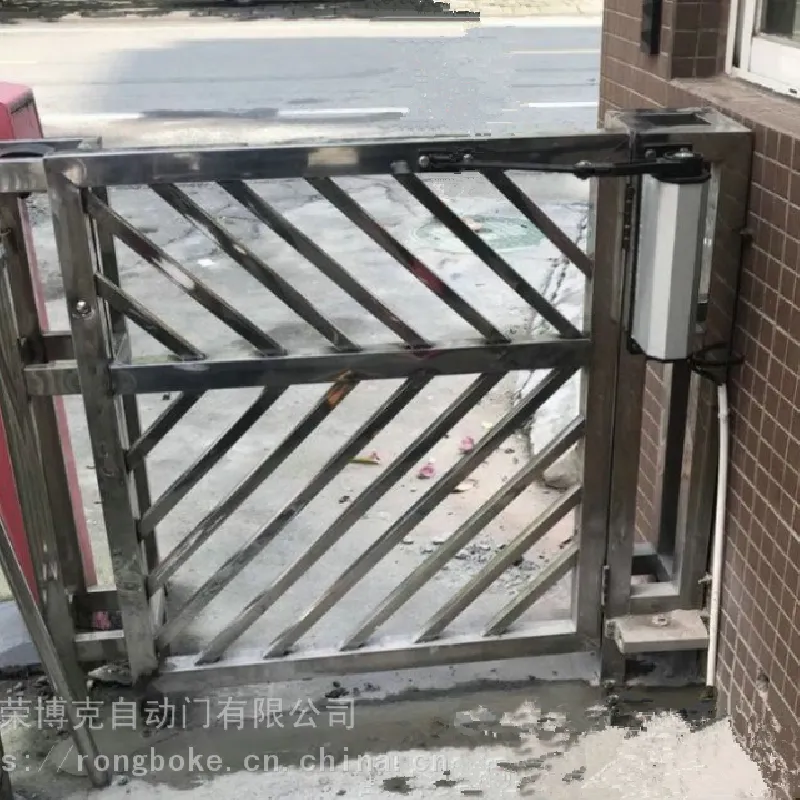 八字开门机不锈钢自动门人脸识别电动门闭门器