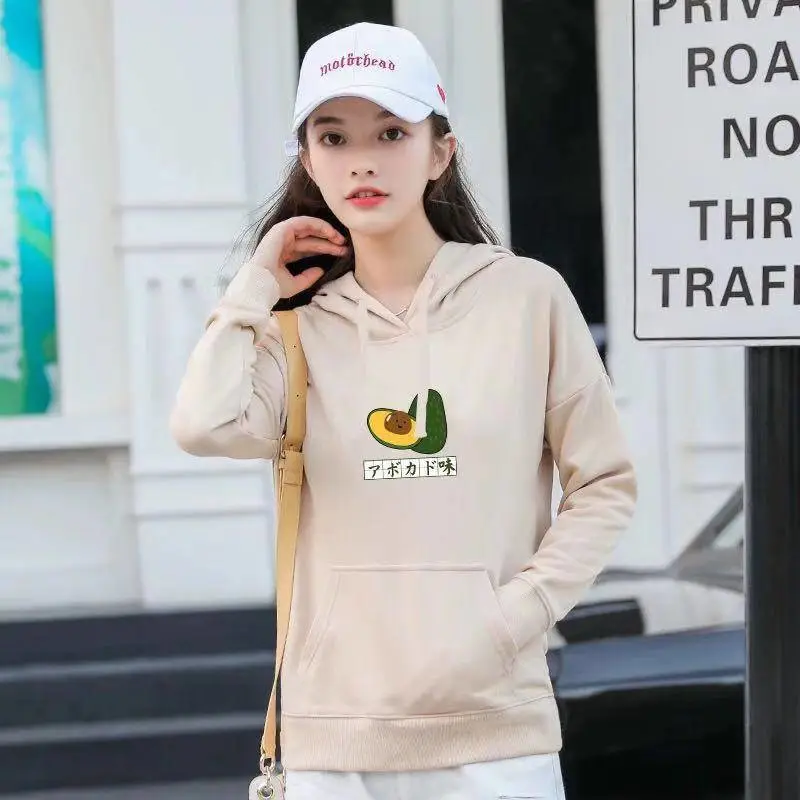 山东德州女冬加绒保暖连帽卫衣绍兴义乌库存短袖T恤套头长袖印花圆领