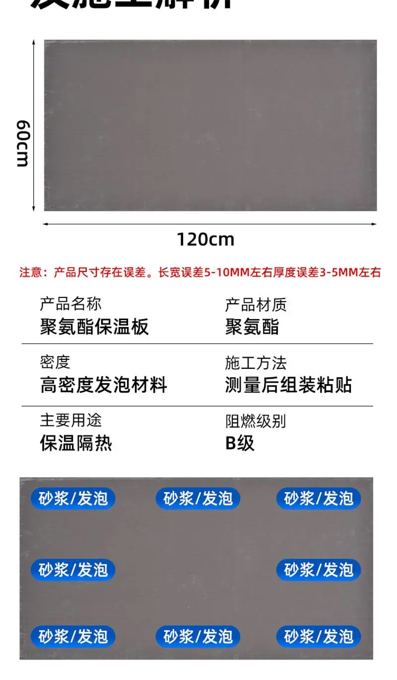发泡聚氨酯板多少钱一平方