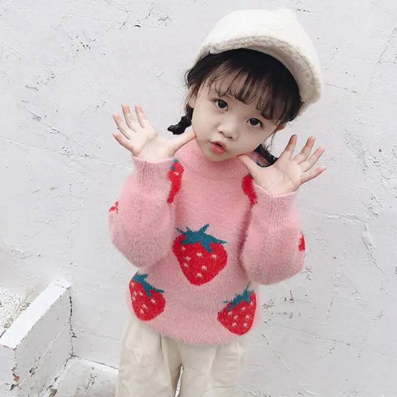 广西童装批发市场中大童男女款儿童毛衣儿童水貂绒圆领毛衣潮在网上怎么找好卖便宜