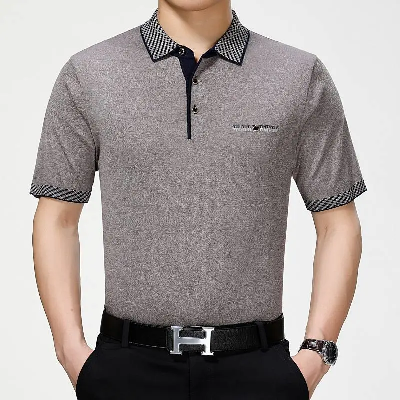 男装中老年人服装批发市场夏季新款中老年男装爸爸装夏装中老年男士适合女人开的小店
