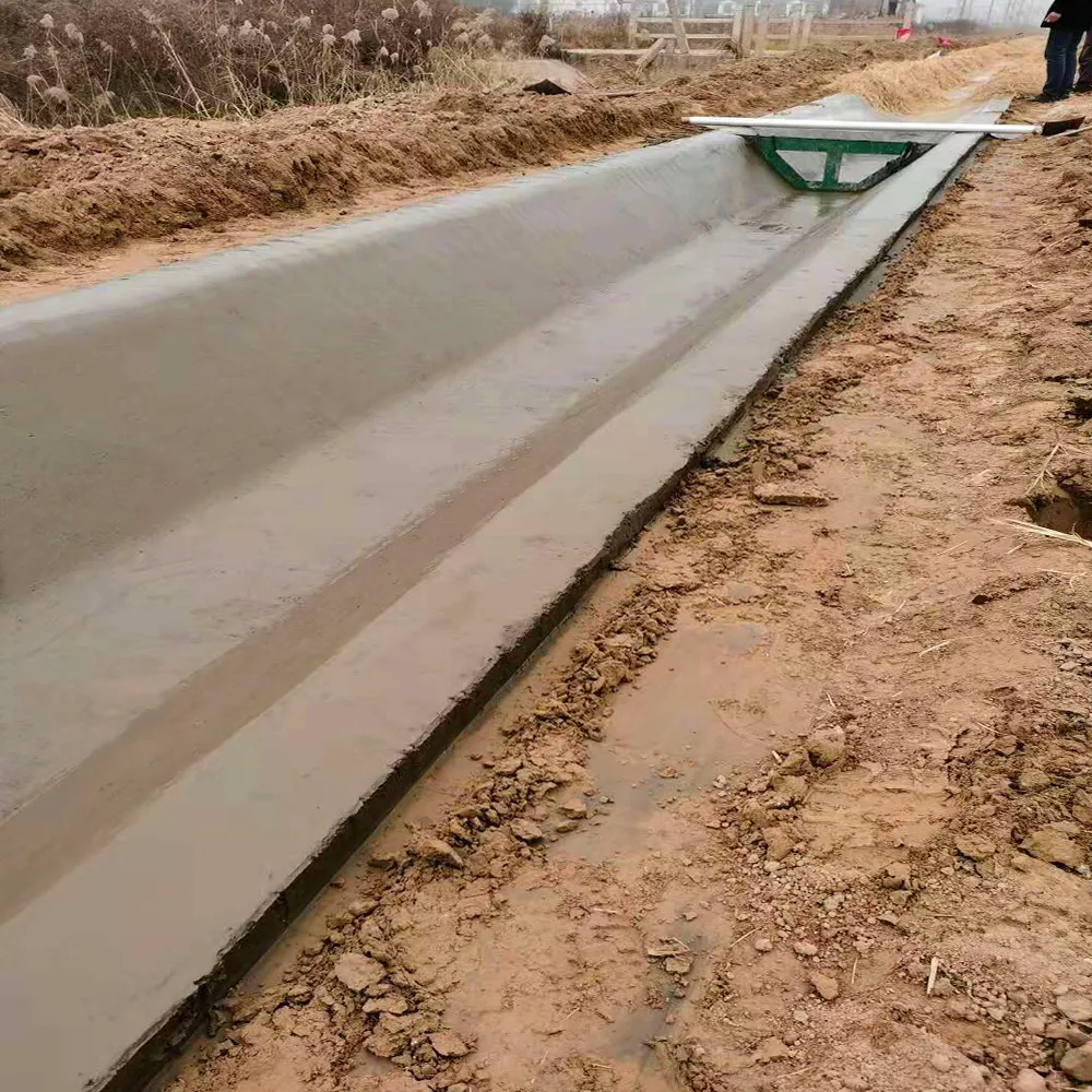 V型水渠自动滑膜机 现浇U型水渠成型机 水渠自走滑模机