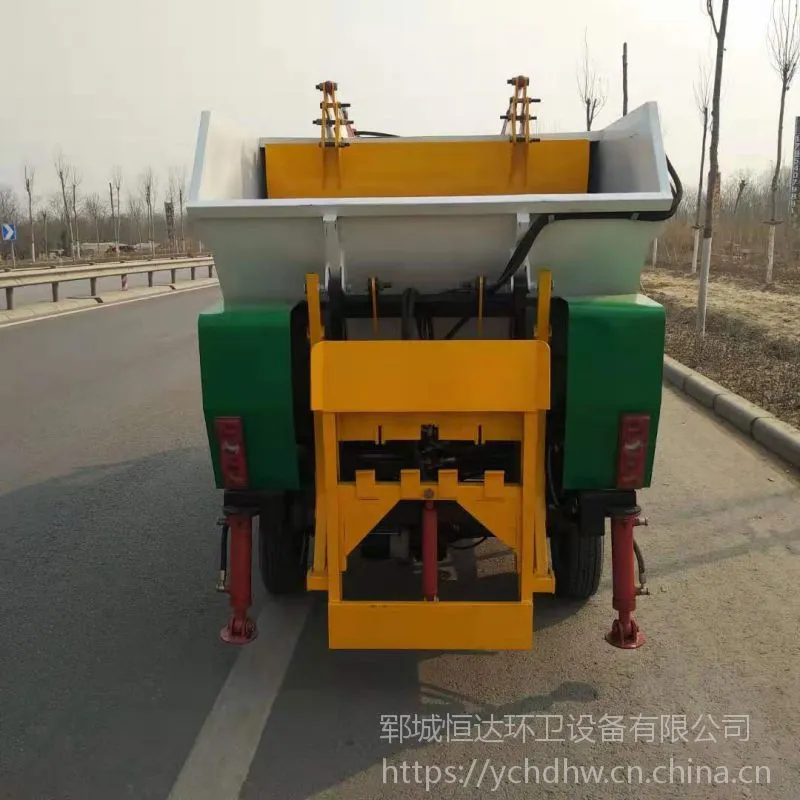 恒达HD-4电动餐厨垃圾车 自装卸翻斗泔水清运垃圾车