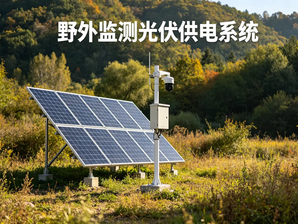 智慧草原生态环境监测太阳能供电系统无人值守监控
