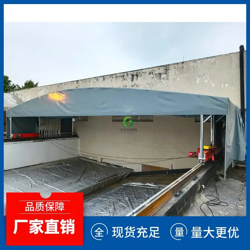 遂宁轨道式雨棚安装便捷,不算违建