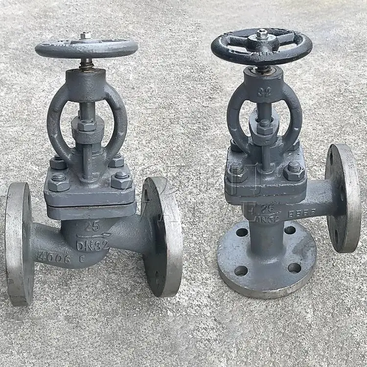 船用淡水滑油燃油蒸汽管路直通/直角法兰铸钢截止阀GB/T584-2008