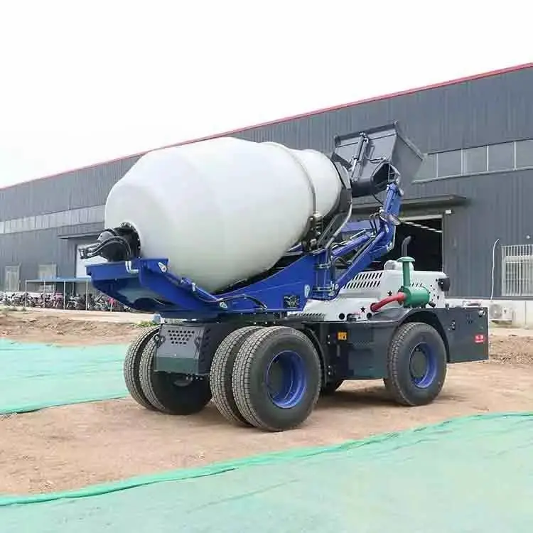 沧州小型自上料搅拌车工程移动式混泥土商砼罐车自行走泵车