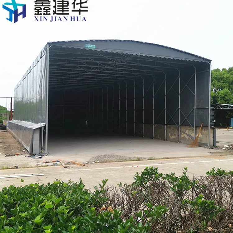 丽水松阳简单不锈钢雨棚照片