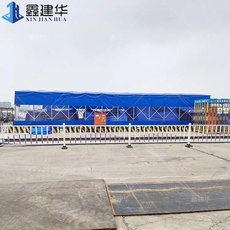 安乡户外临时推拉棚 伸缩折叠遮阳棚 7大直营厂区