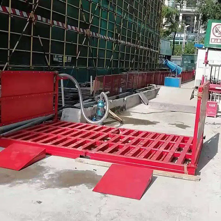 渣土车洗车平台 朗坤机械钢铁厂高压洗轮机