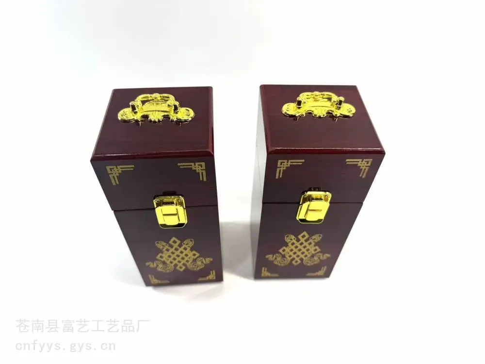 外贸木盒 熊胆粉木盒包装 木盒定制厂家 人参酒木盒定制