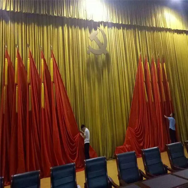 密云电动幕布 年会舞台幕布 阻燃舞台幕布 月度销量产品