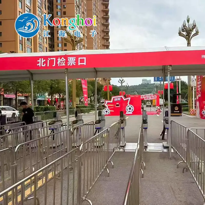 江 海电子售检票系统 双向闸机 可定制 不锈钢外壳坚实耐用稳定可靠