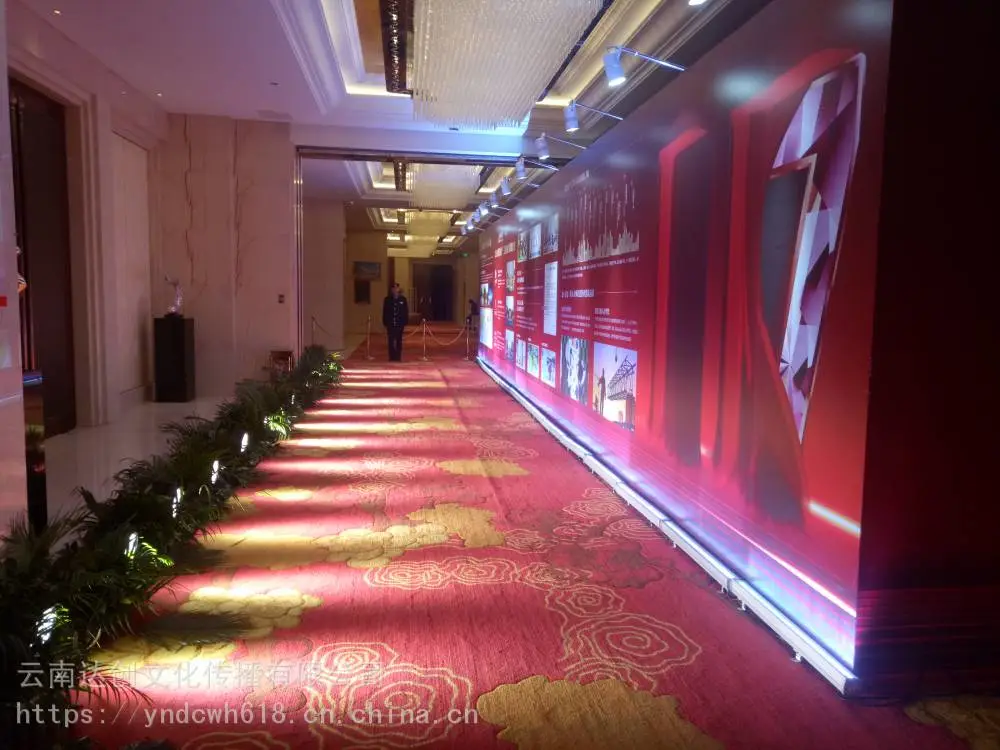 昆明富民会议舞台出租搭建,舞台灯光设计,店招门头制作安装