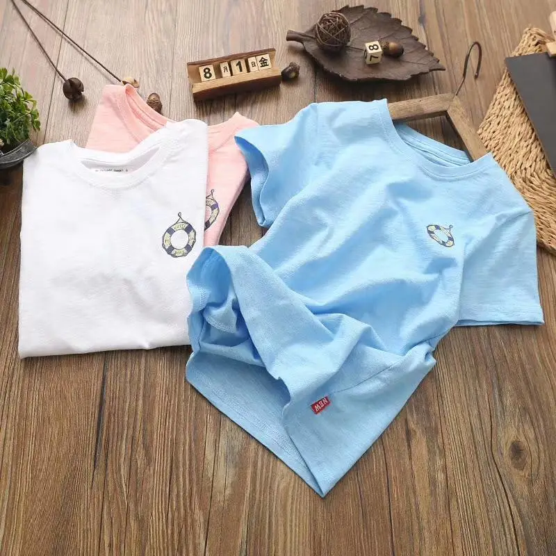 广东佛山服装城女童t恤半袖包邮 小孩子夏装套装半袖摆地摊卖童装15元模式