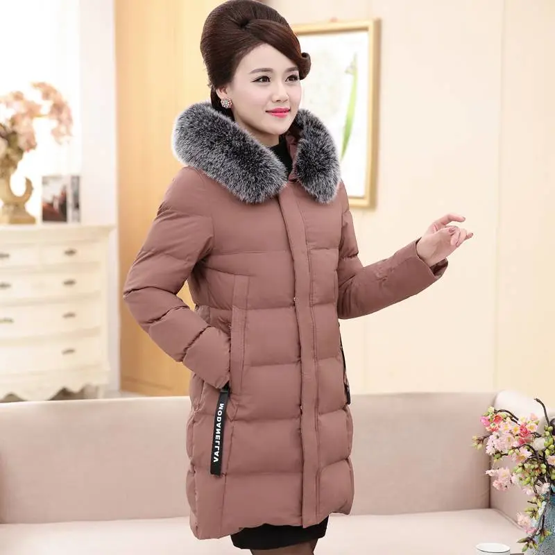广州服装批发一件起批羽绒棉服女式中长款潮加厚棉衣外套外贸批发中老年人服装5元批发