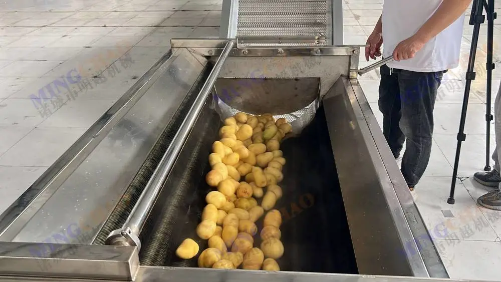全自动土豆丝加工流水线 根茎果蔬预处理加工设备
