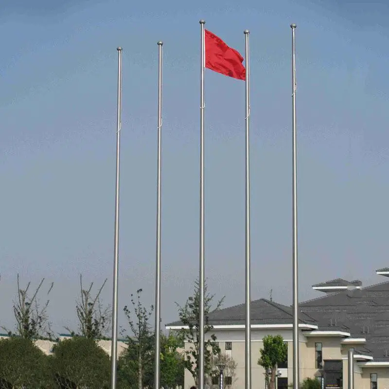 生产 不锈钢旗杆厂家 手摇不锈钢旗杆 10米-12米