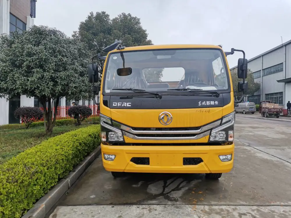 国六东风多利卡D8黄牌4400轴距清障车 高速救援 拖车价格 二手清障车