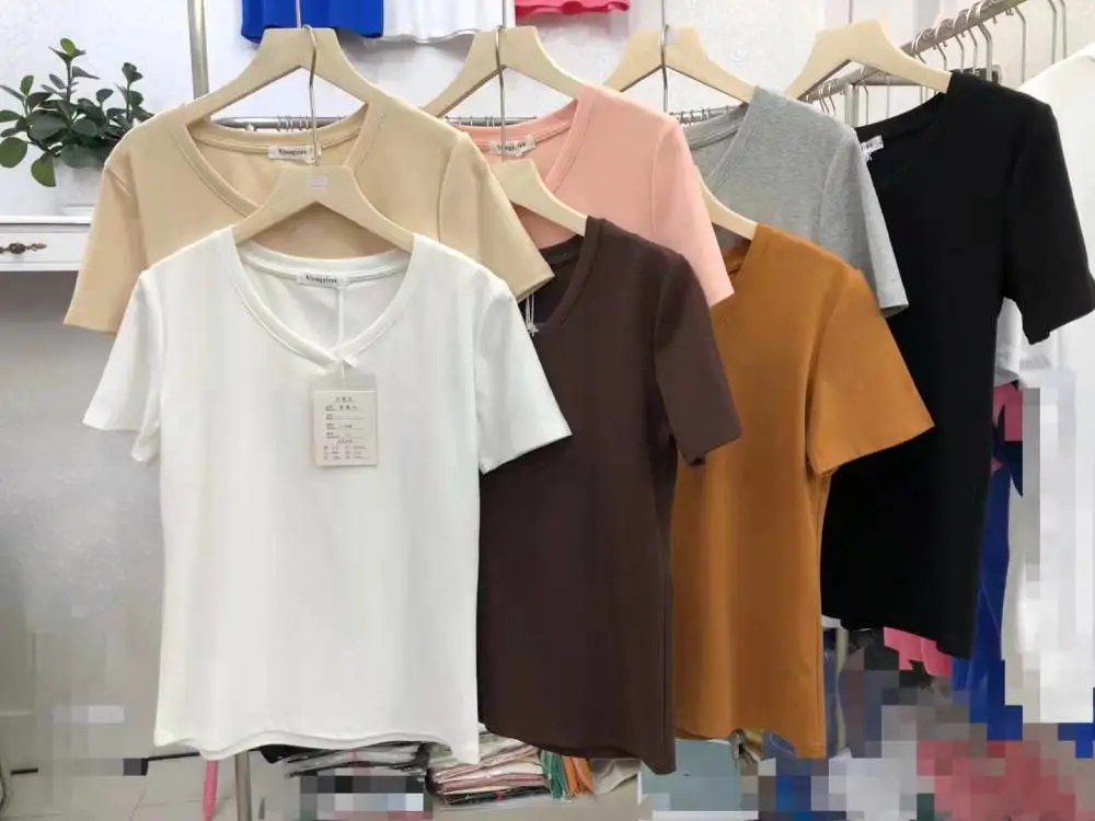 沈阳服装批发市场有哪些沙河服装批发市场跳楼货源江苏连云港连云直播休闲T恤