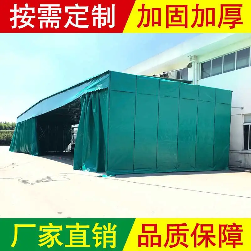 推拉篷厂_苏州活动雨篷的厂商悬空雨篷