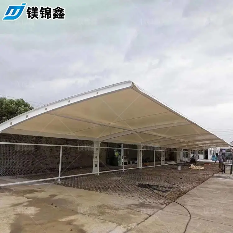 大门雨棚电动雨蓬电机调节户外临时帐篷包上门安装