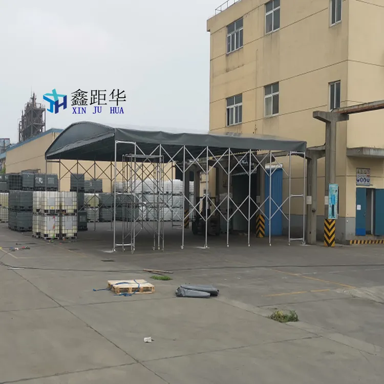 四川广元移动式车棚厂房上悬空棚【图片大全】