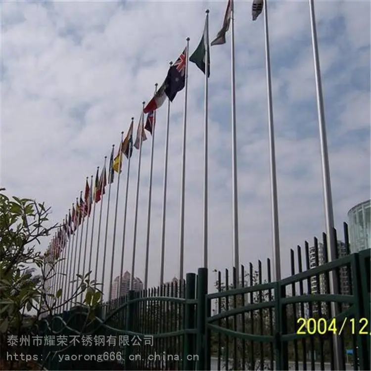 商场室外 不锈钢旗杆 13.88米不锈钢旗杆报价