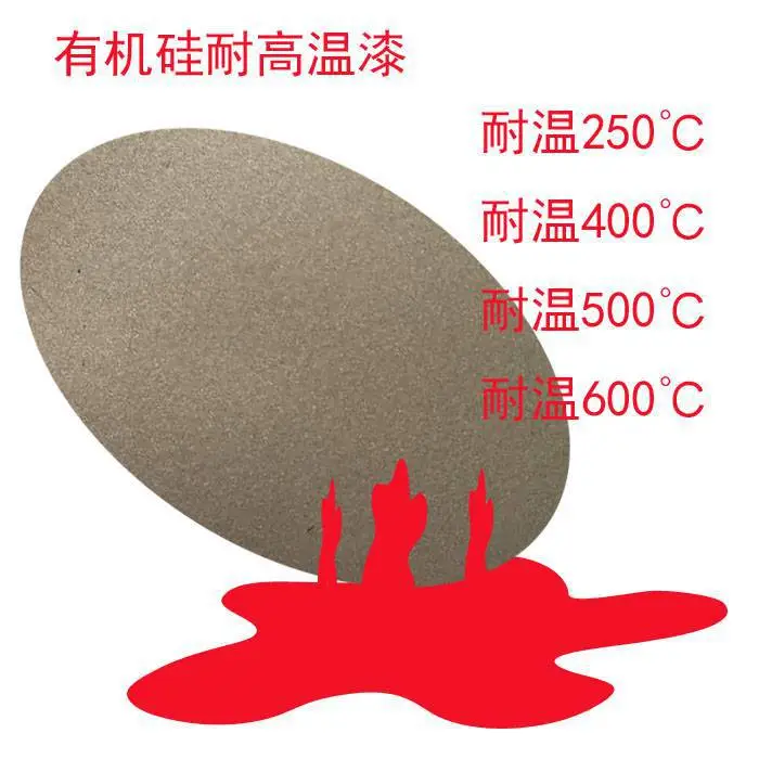 兰陵牌WE61-250银粉色耐热防腐涂料面漆高温部位