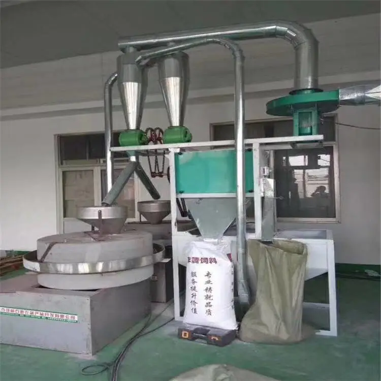 现林石磨家用石磨机 电动香油石磨 全新电动杂粮面粉石磨