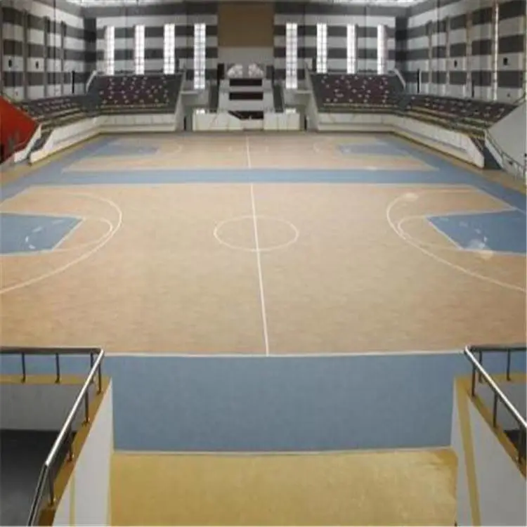 潮州羽毛球场运动地胶 幼儿园塑胶地板 源头工厂