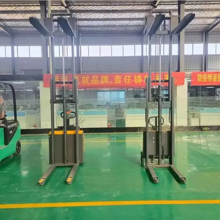 德翊1吨小型全电动堆高车 1.5吨升降车电瓶托盘液压铲车电动叉车