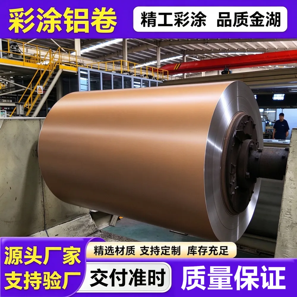 彩涂铝卷聚酯漆涂层铝卷多色氟碳漆印花铝卷铝板铝镁锰3003可定制