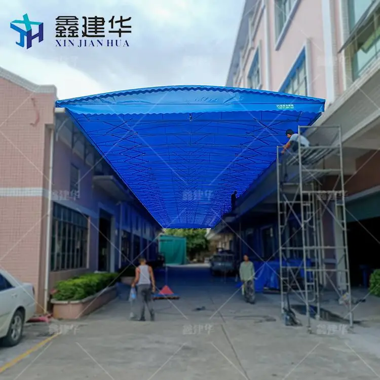 四川巴中篮球场雨棚工业仓储篷【加粗加厚】