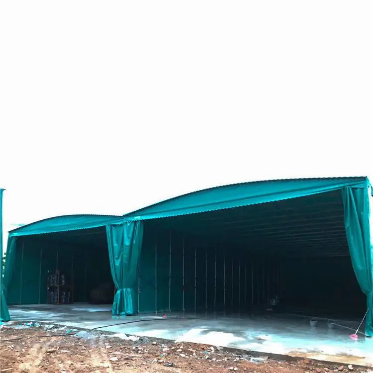 苏州沧浪 自动伸缩遮阳棚雨棚 大型活动仓库雨棚 抗风能力强