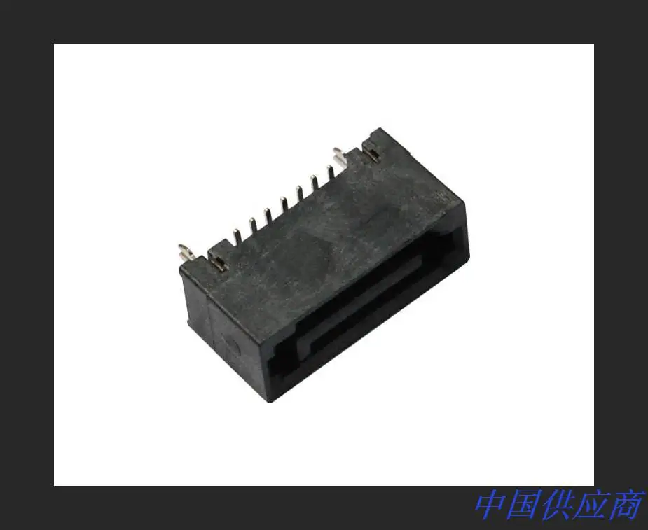 SATA 直插式母座 二脚DIP 7P贴片SMT 贴板SMD 环保耐高温