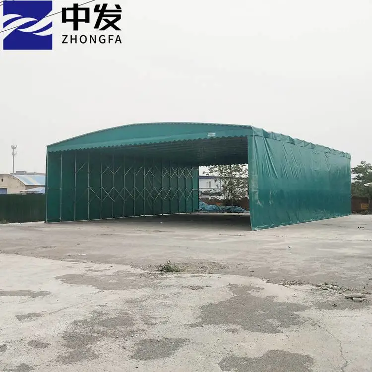 盐城雨棚伸缩房制图在线在线