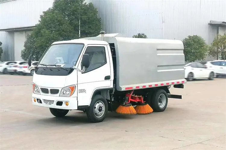 福田扫路车清扫车 吸尘车工作视频 中联洗扫车国5公告