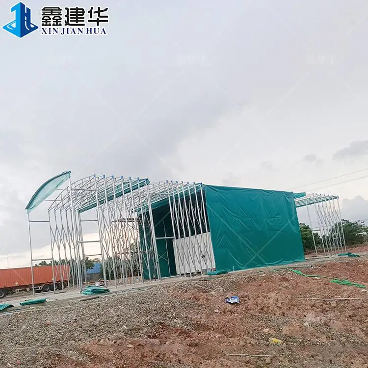 大门雨棚电动雨蓬电机调节户外临时帐篷包上门安装