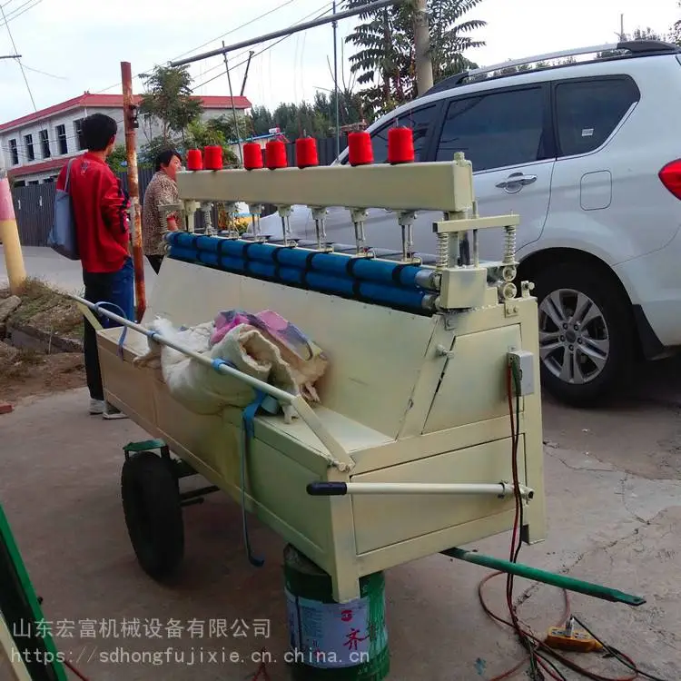 直销无梭棉被绗缝机 套被机现货供应 新型套被机图片 图片