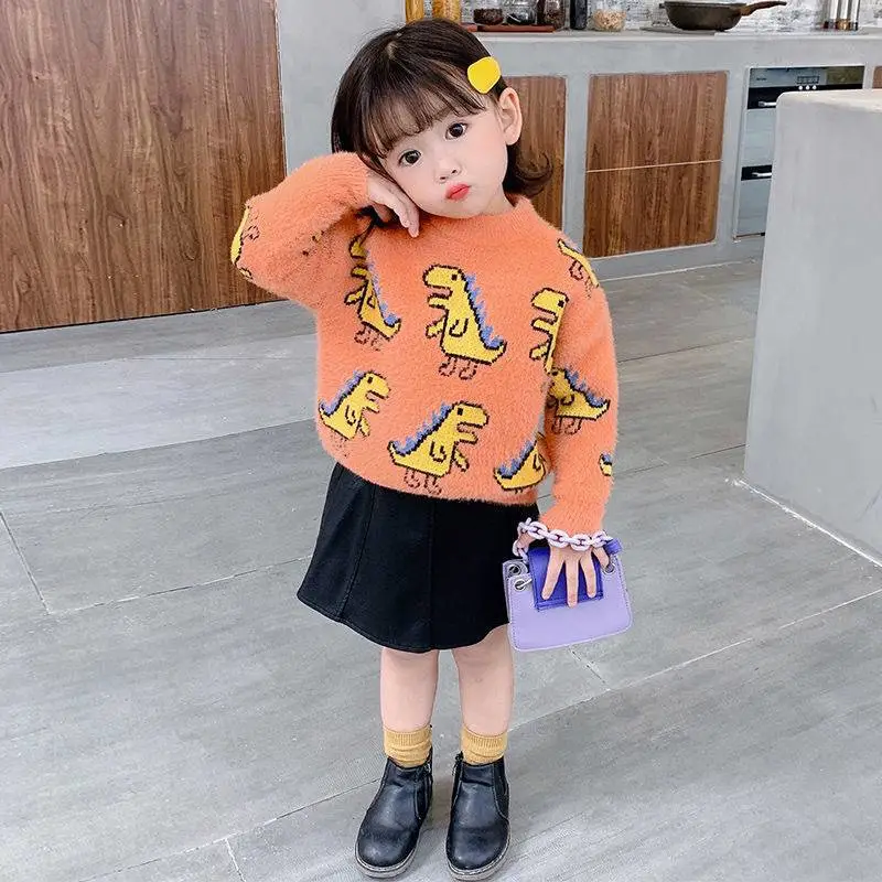 简约童装针织毛衫库存开个卖衣服店进货渠道儿童棉衣外套地摊货源