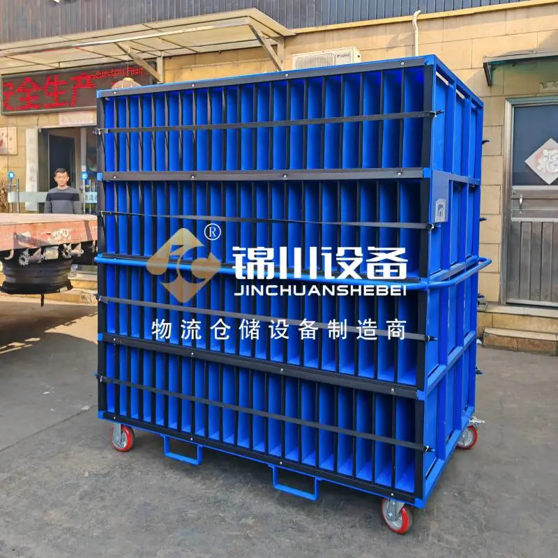 锦川非标钢制车间移动工具推车 静音耐磨 五金机械维修收纳设备