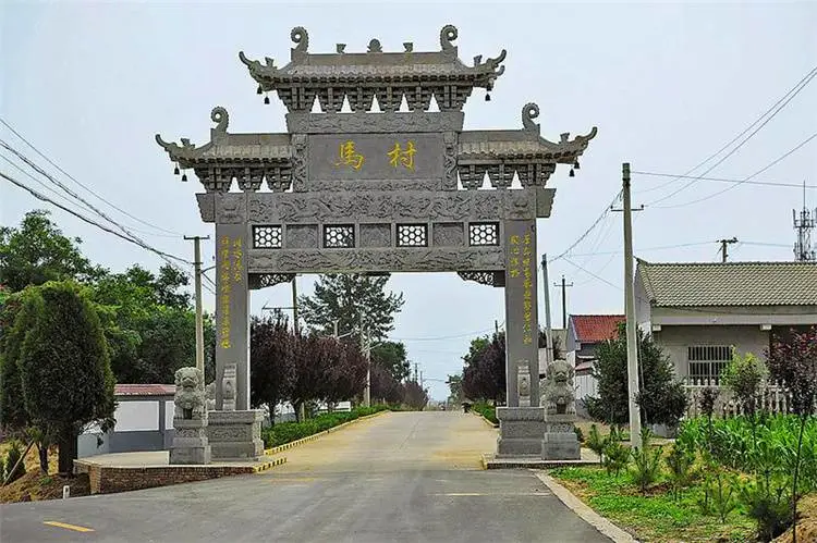 河北秦皇岛农村牌楼简易石牌楼维修嘉祥石雕