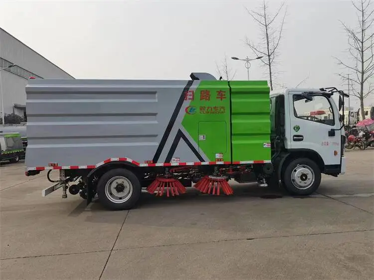 吸尘车内部构造图 垃圾扫地车 17立方东风天锦洗扫车